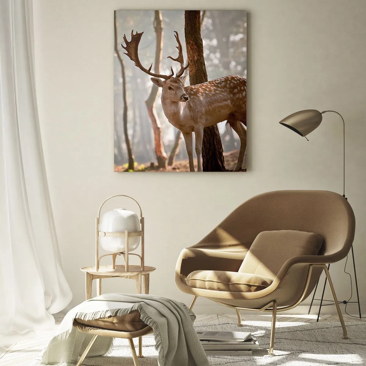 Schilderen op glas - Het licht van de jeugd - 80x120 cm