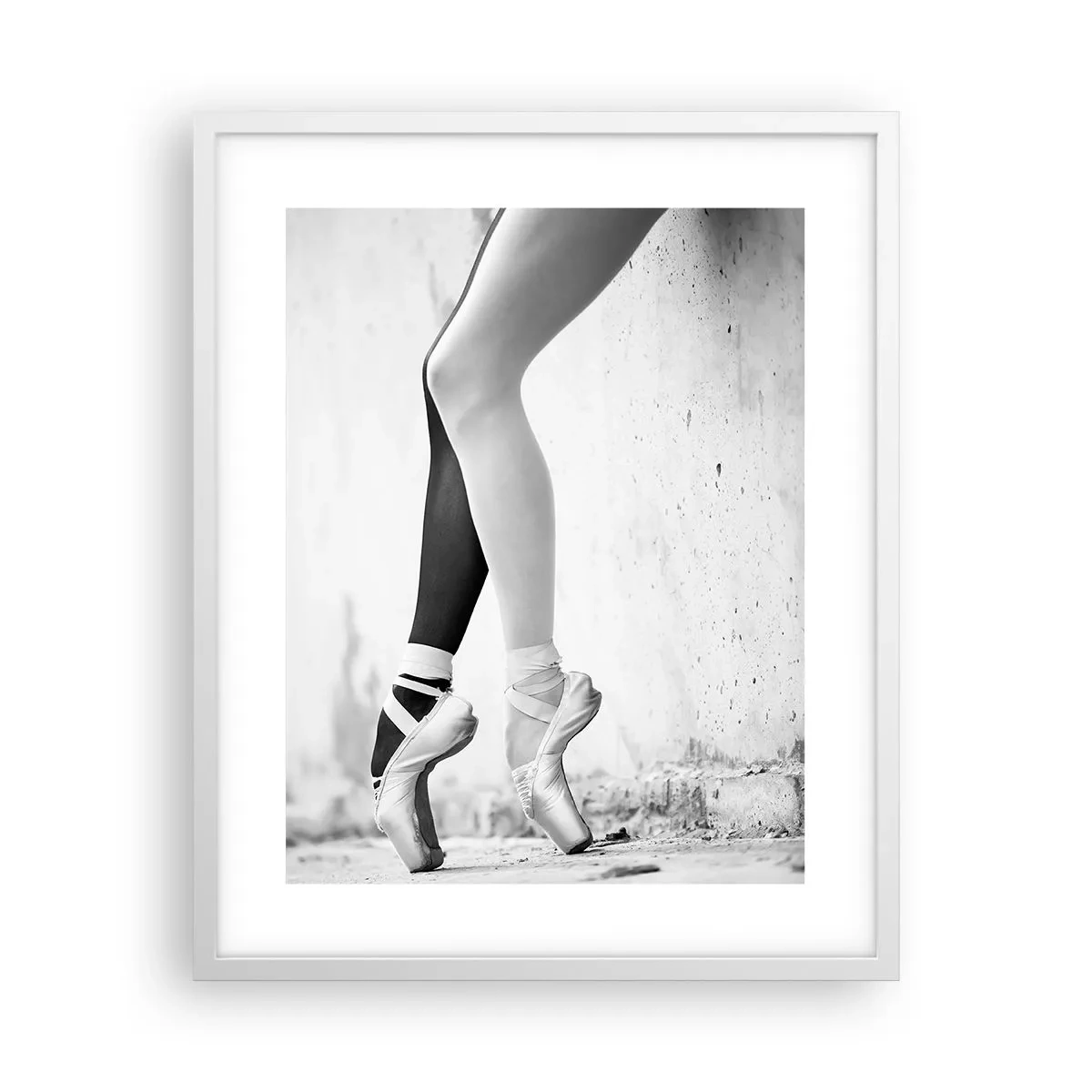 Poster in een witte lijst - Ballerina, voila! - 40x50 cm