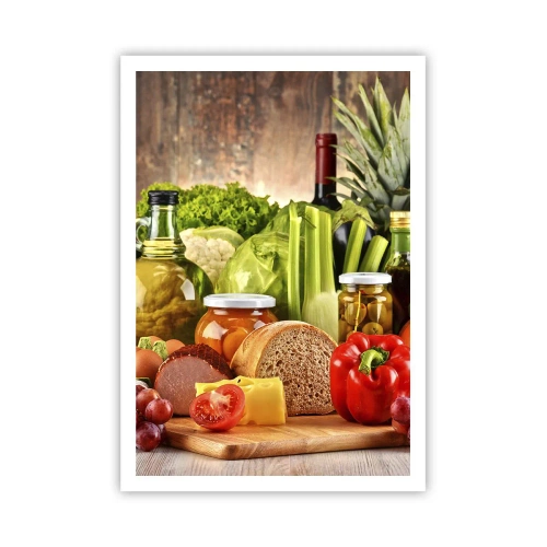 Poster - Gerookt, gebakken en gemarineerd - 70x100 cm