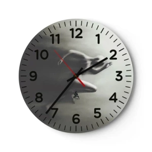 Wandklok - Klok - Niet te stopen - 30x30 cm