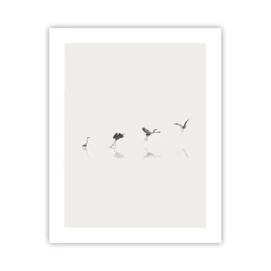 Poster - Vier eenvoudige stappen - 40x50 cm