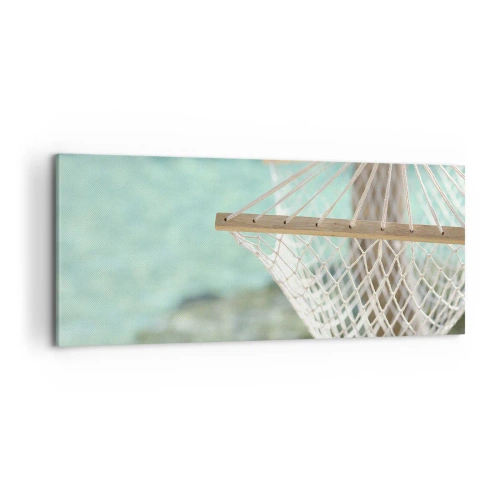 Schilderen op canvas - Tijd om te ontspannen - 100x40 cm