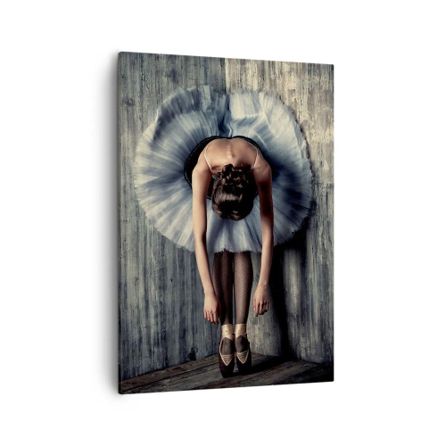 Schilderen op canvas - Wanneer de muziek stopt - 50x70 cm