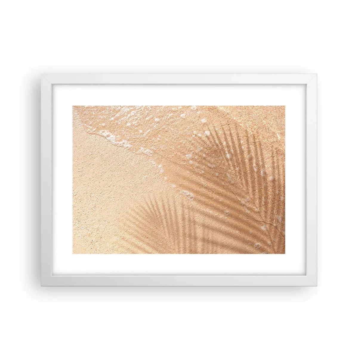 Poster in een witte lijst - De schaduw van een hete zomer - 40x30 cm