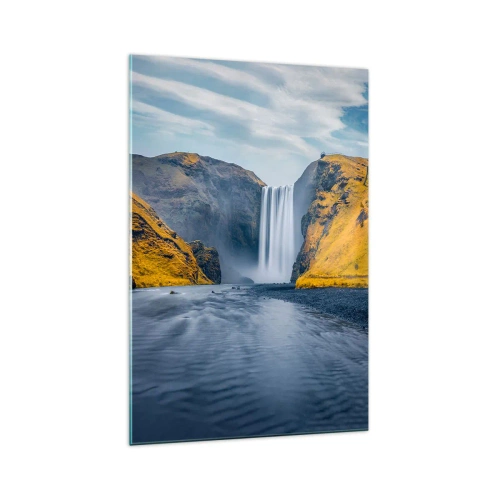 Schilderen op glas - Eeuwige duur, eeuwige beweging - 70x100 cm