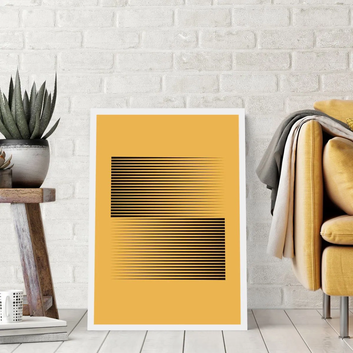 Poster - Vierkant van tegenpolen - 61x91 cm