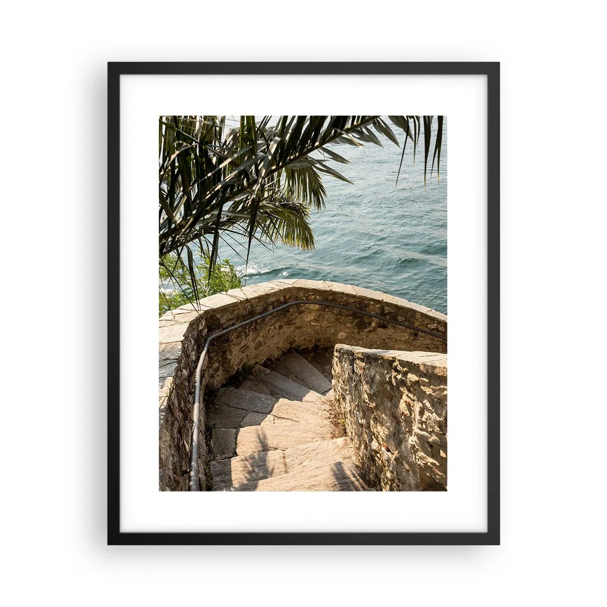 Poster in een zwarte lijst - Onder de zon van Italië - 40x50 cm