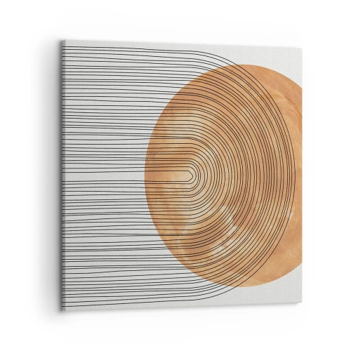 Schilderen op canvas - Zonnige compositie - 50x50 cm