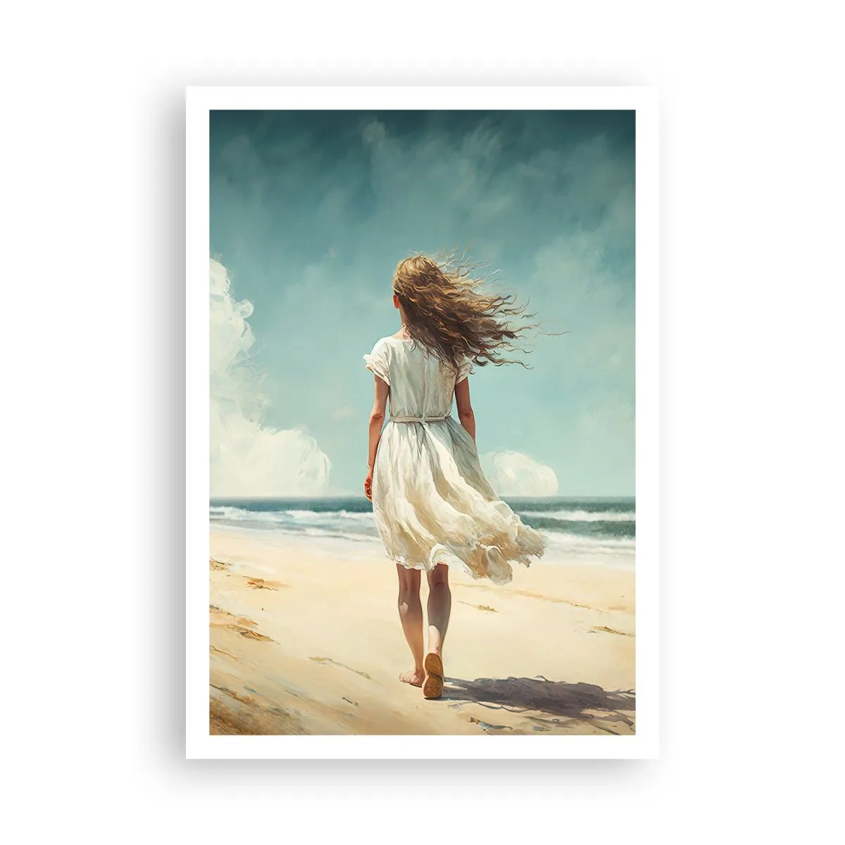 Poster - Om de zon en de wind te ontmoeten - 70x100 cm