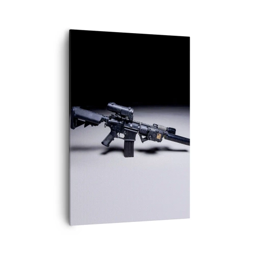 Schilderen op canvas - Donkere ridder - 70x100 cm