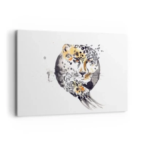 Schilderen op canvas - Roofzuchtige schoonheid - 120x80 cm