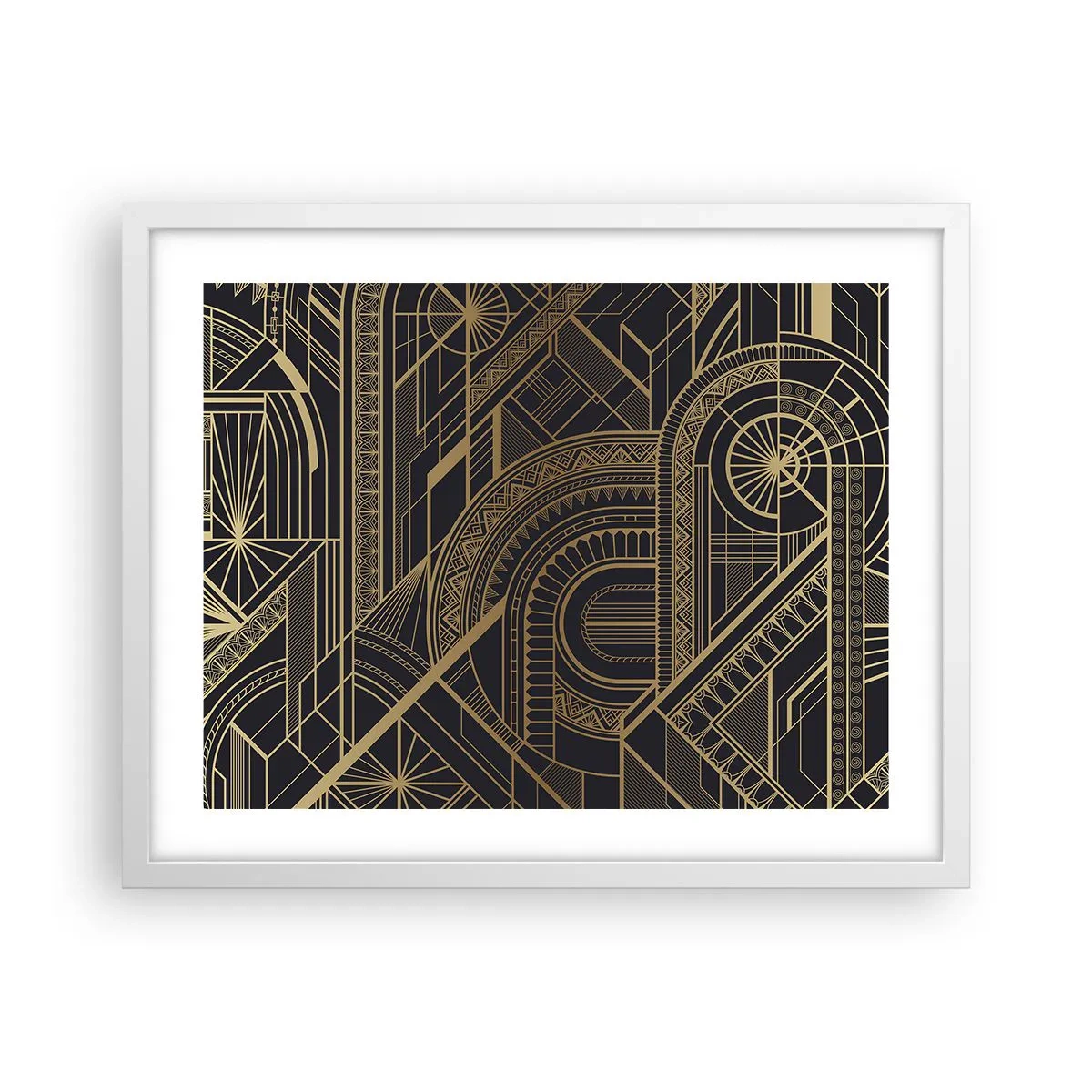 Poster in een witte lijst - Concepten, ideeën, plannen - 50x40 cm