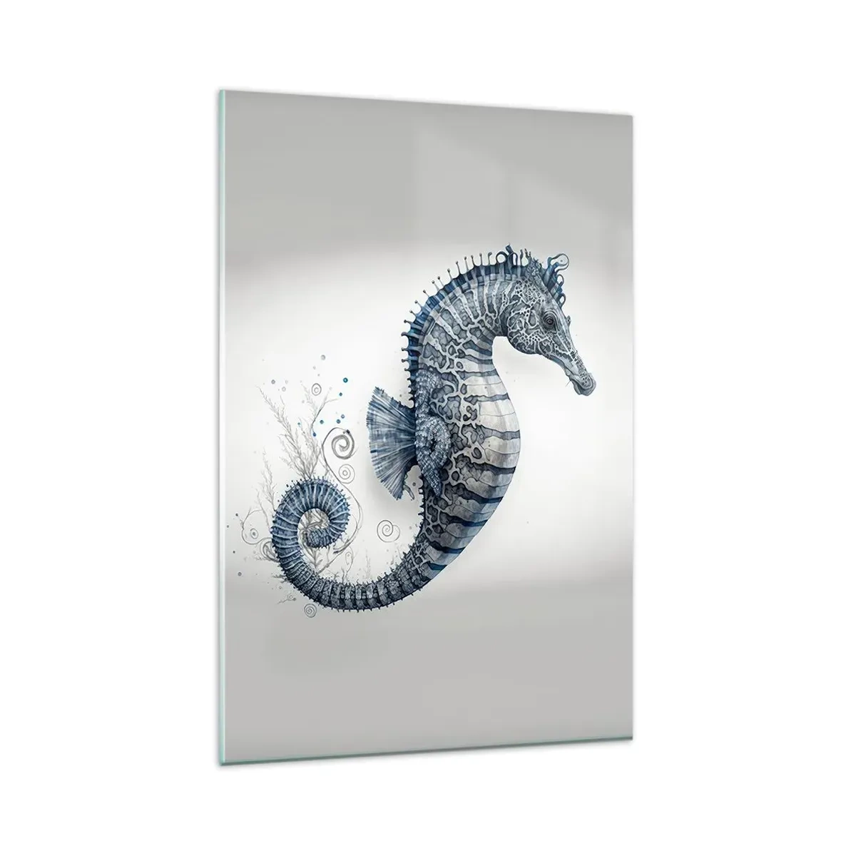 Schilderen op glas - Een subtiele grap van de natuur - 80x120 cm