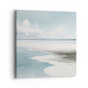 Schilderen op canvas - Zachte vloed - 30x30 cm