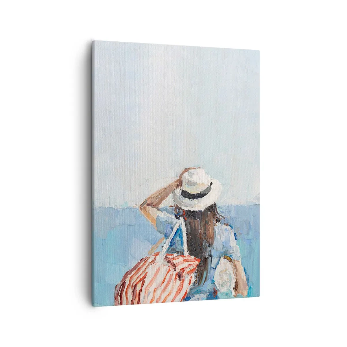 Schilderen op canvas - Welkom bij je vakantie - 50x70 cm
