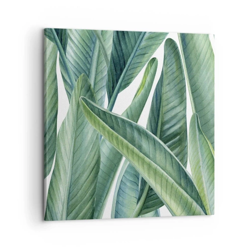 Schilderen op canvas - Groen zelf - 60x60 cm