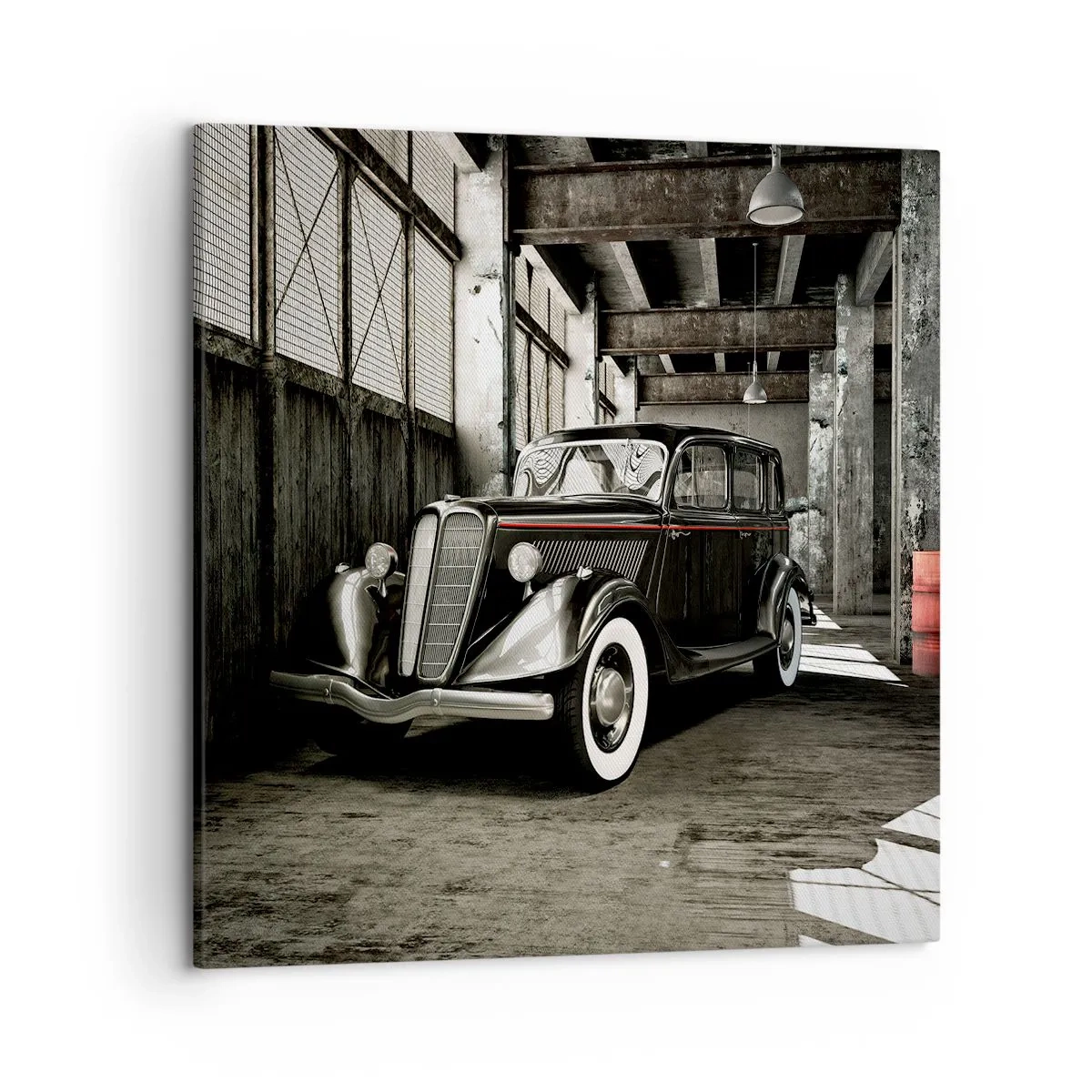 Schilderen op canvas - De eeuwige elegantie van de jaren 30 - 50x50 cm