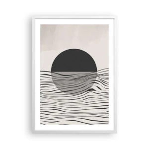 Poster in een witte lijst - Halve compositie - 50x70 cm
