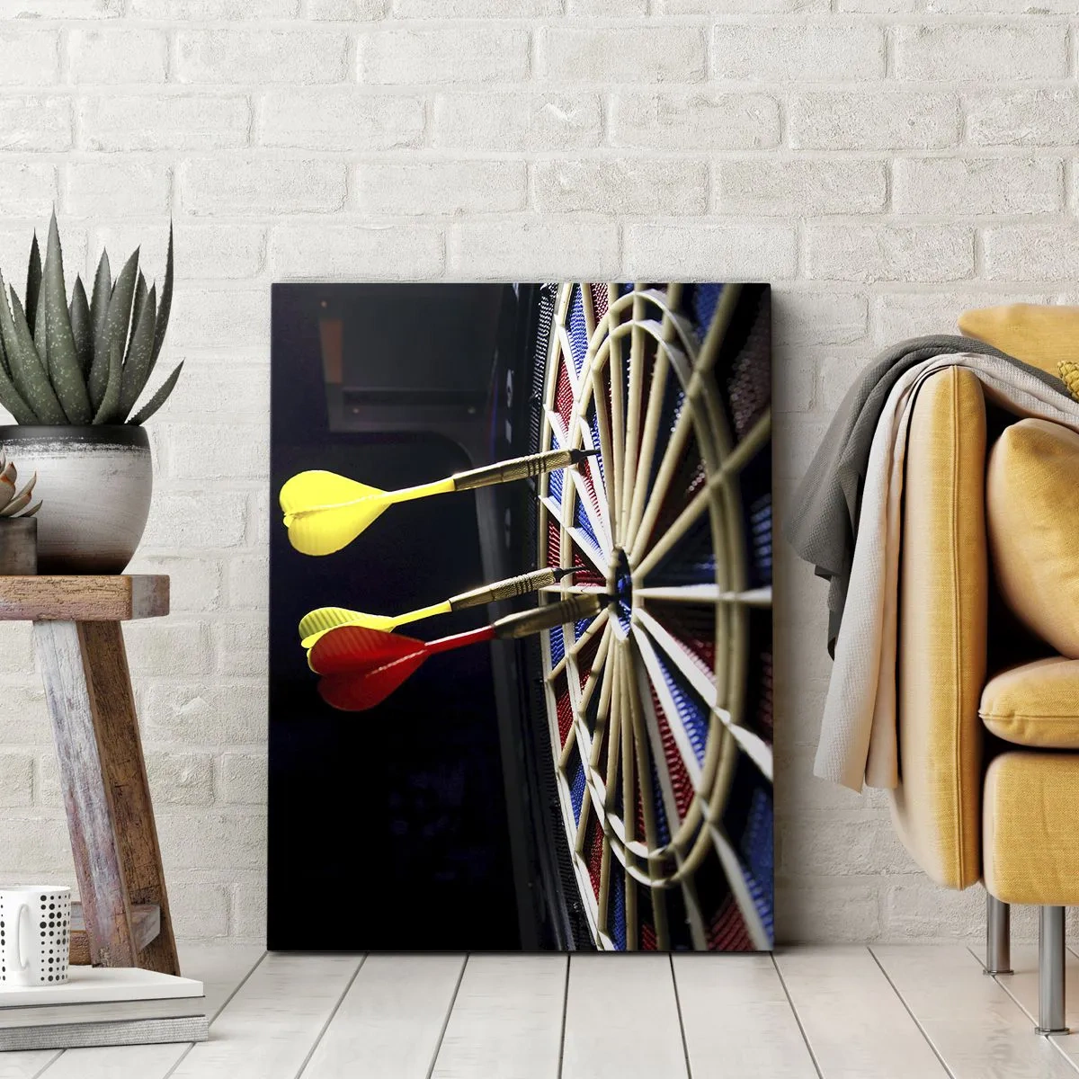 Schilderen op canvas - De spikerop de kop - 50x70 cm