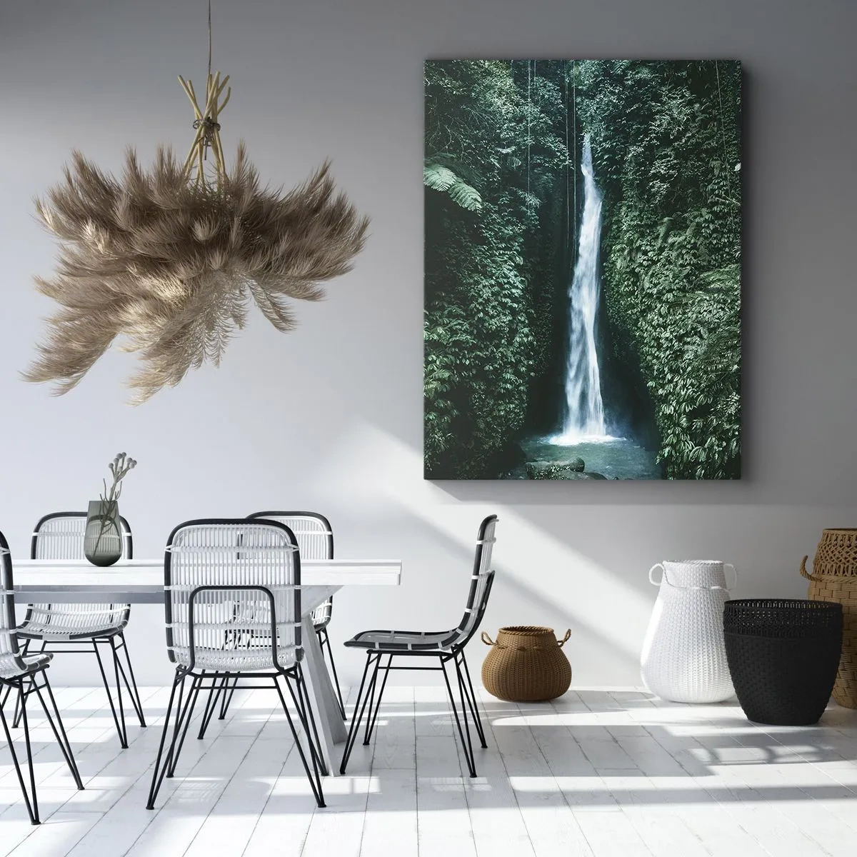 Schilderen op canvas - Tropische spa - 70x100 cm