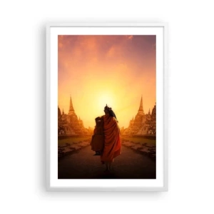 Poster in een witte lijst - In vrede voor de eeuwigheid - 50x70 cm