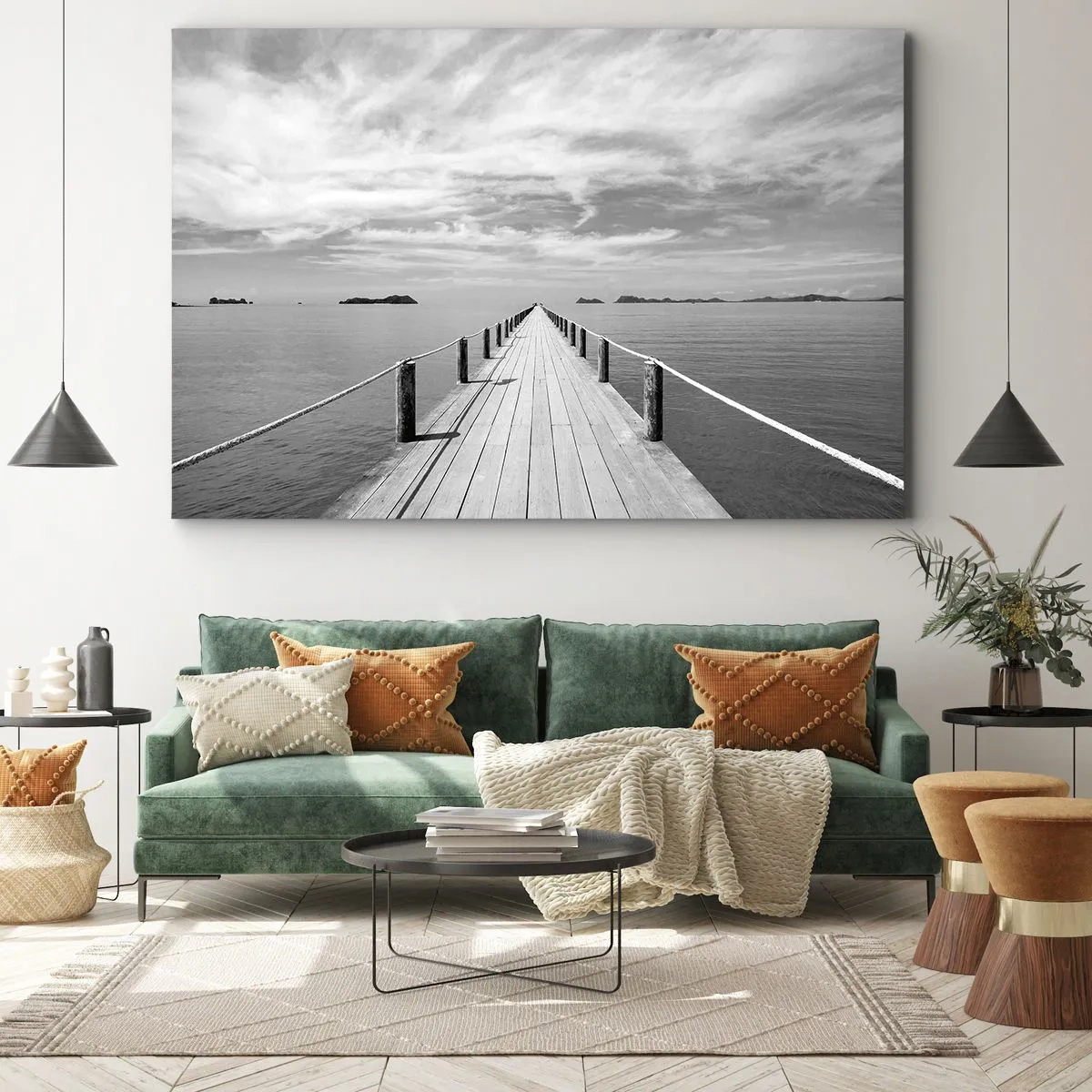 Schilderen op canvas - Of misschien een reis... - 120x80 cm