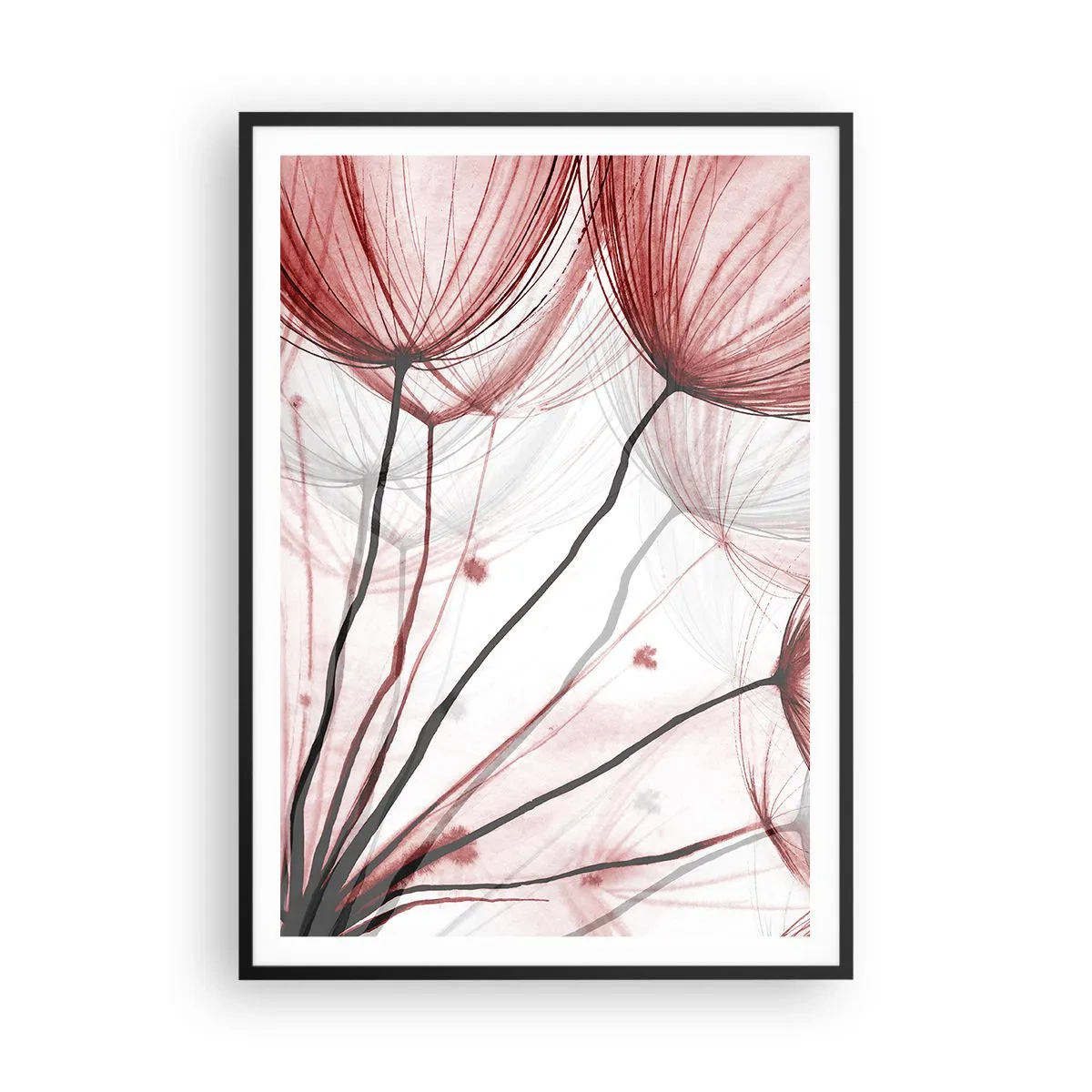 Poster in een zwarte lijst - Vóór het vertrek - 70x100 cm