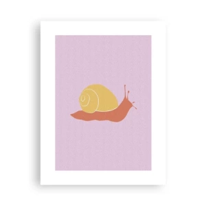 Poster - Er is geen haast - 30x40 cm