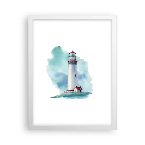 Poster in een witte lijst - Blue's zachtaardige zus - 30x40 cm