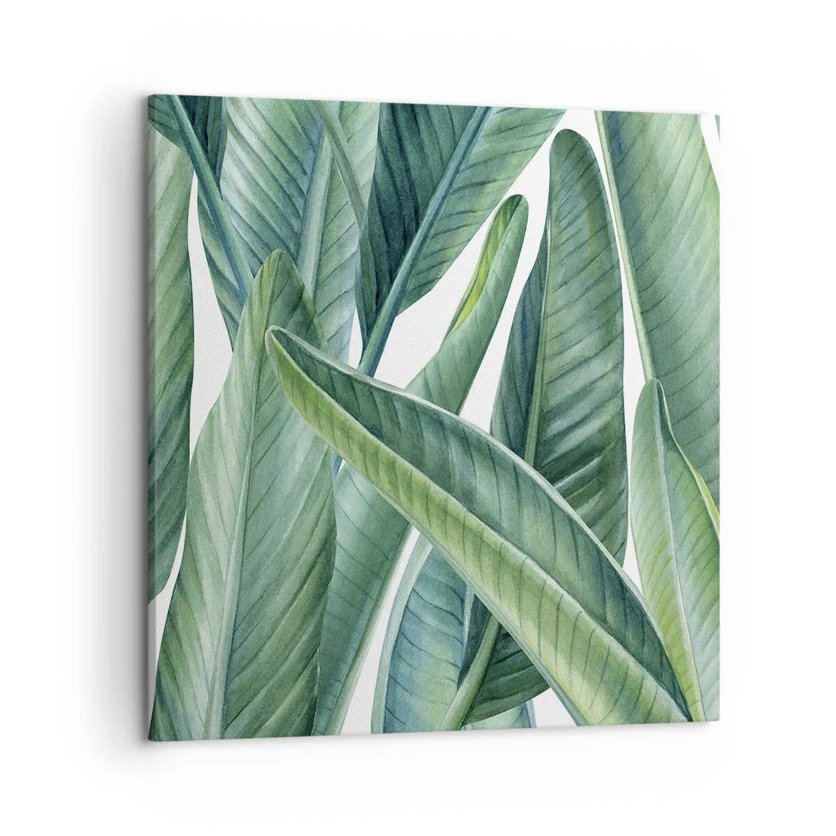 Schilderen op canvas - Groen zelf - 50x50 cm