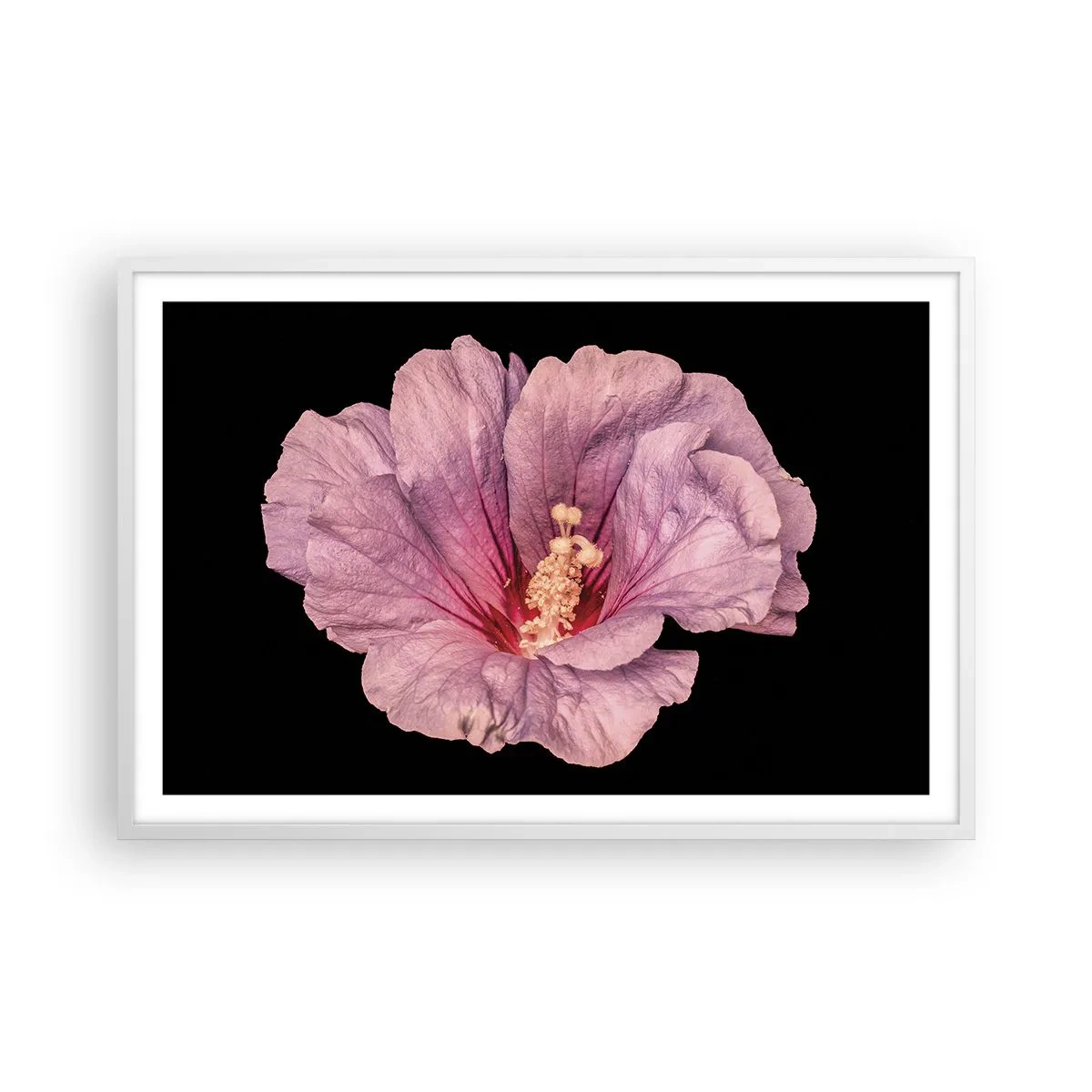 Poster in een witte lijst - Recht in het hart - 91x61 cm