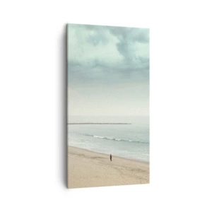 Schilderen op canvas - op zoek naar vrede - 45x80 cm