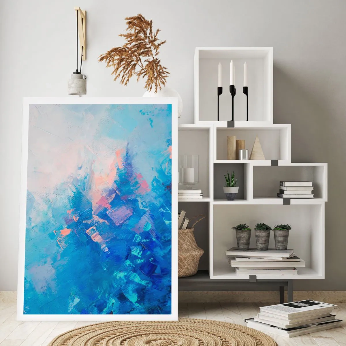 Poster - Winter abstractie - 50x70 cm