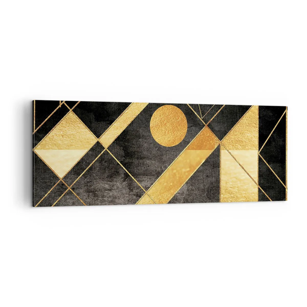 Schilderen op canvas - De zon van de woestijn - 140x50 cm
