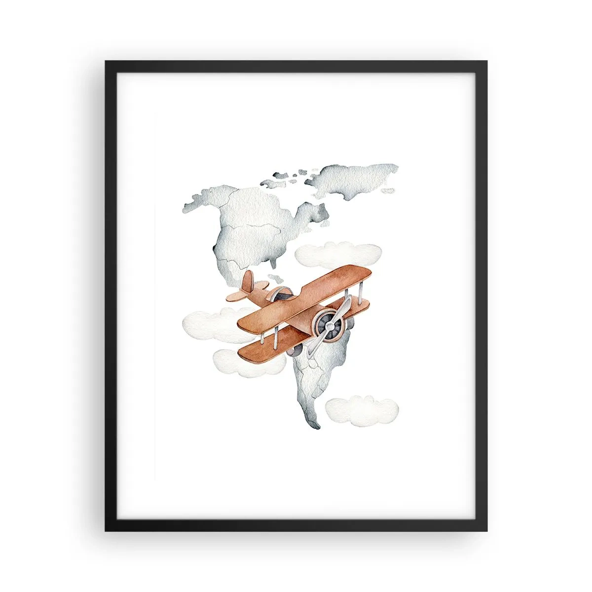 Poster in een zwarte lijst - In een pioniersgeest - 40x50 cm