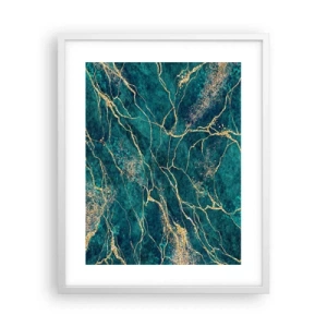 Poster in een witte lijst - Goudmijn - 40x50 cm