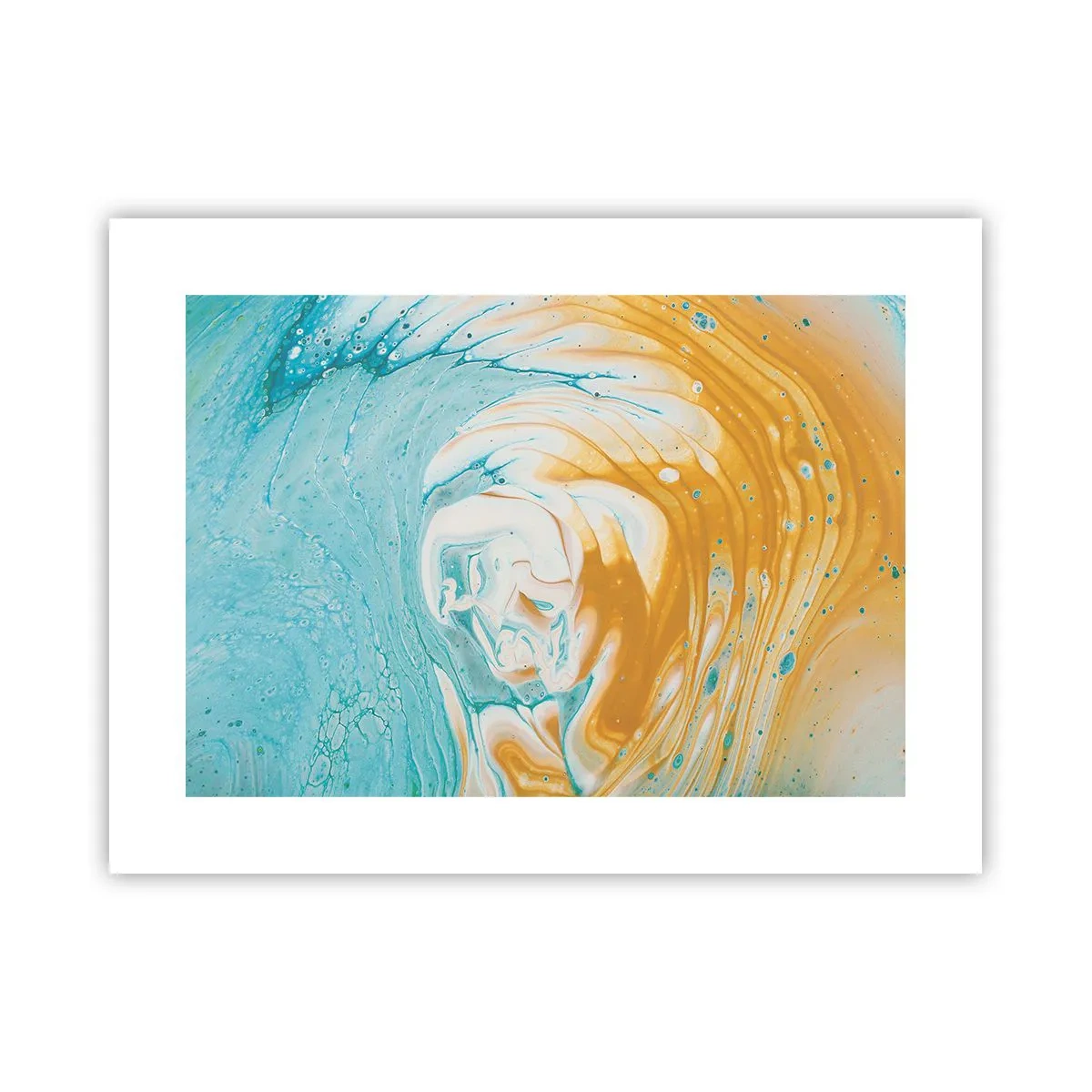Poster - Pastel werveling - 40x30 cm