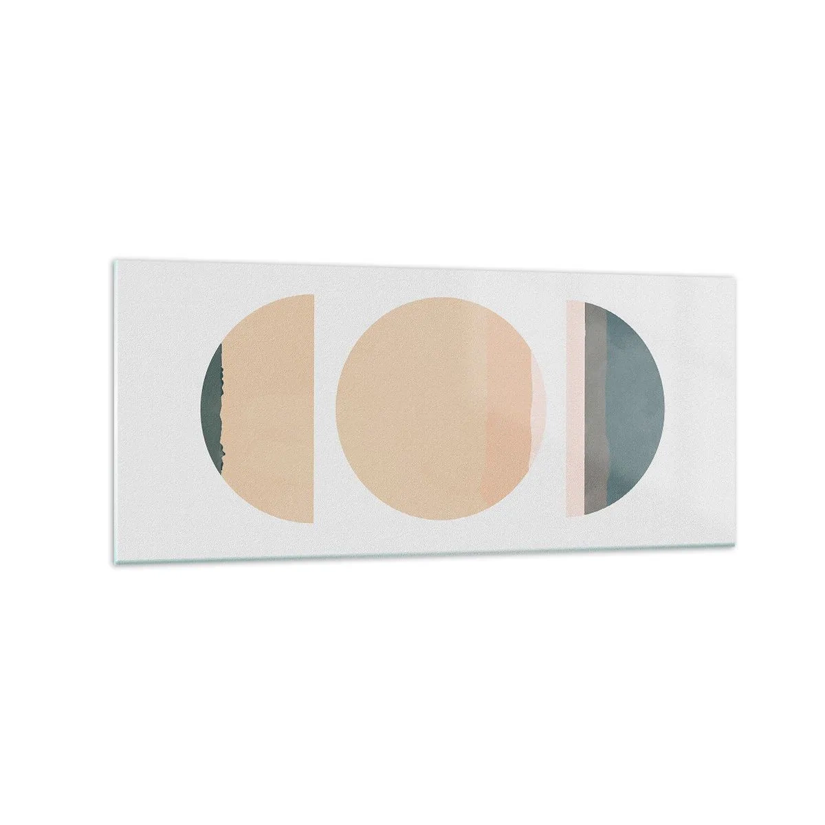 Schilderen op glas - Een Wiel achter een andere - 120x50 cm