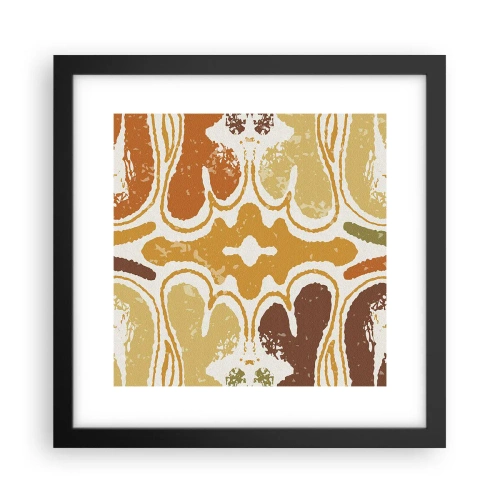 Poster in een zwarte lijst - Sentimentele abstractie - 30x30 cm