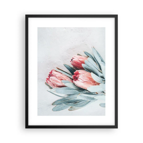 Poster in een zwarte lijst - Schaamt zich voor hun eigen schoonheid - 40x50 cm