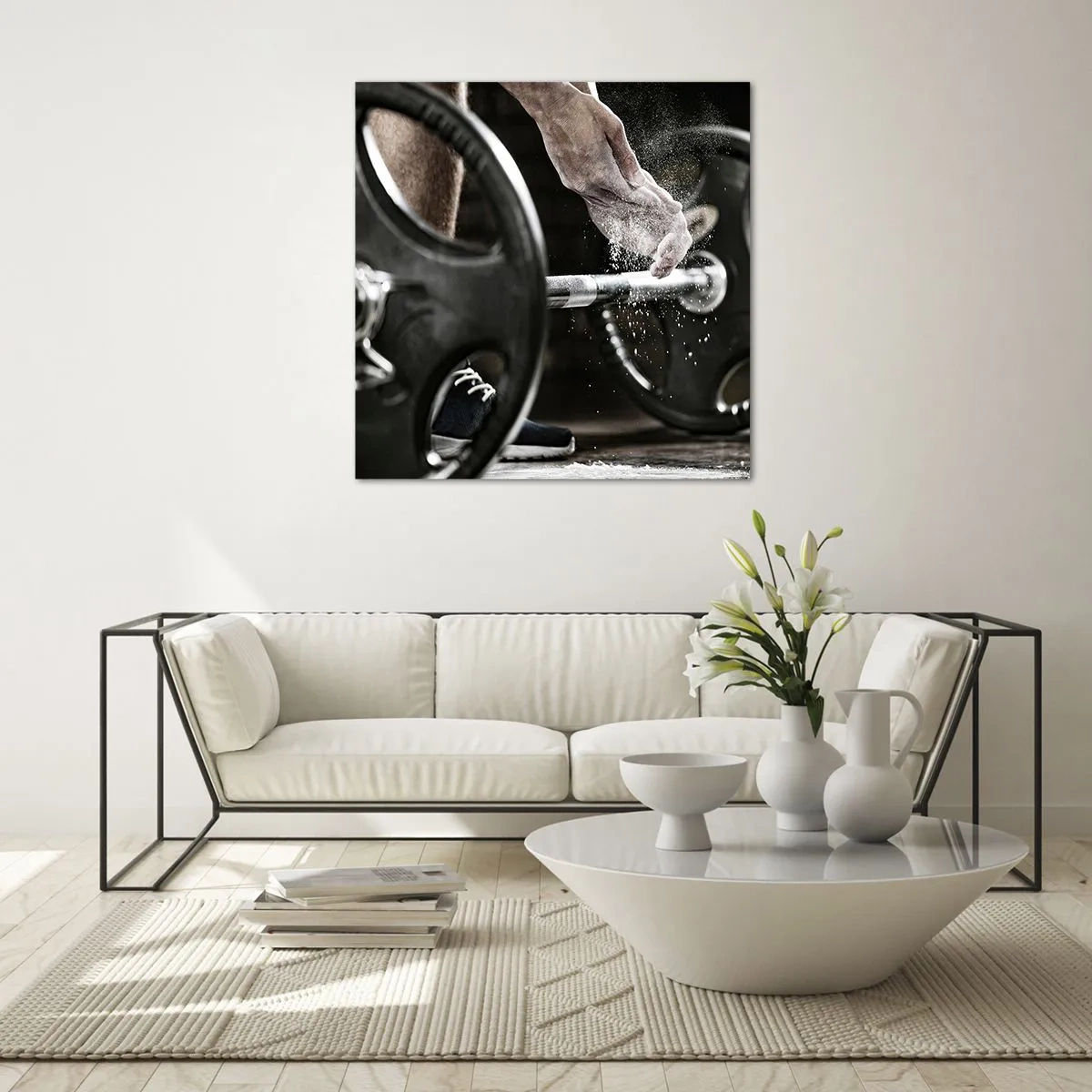 Schilderen op glas - Uitdaging aanvaard! - 70x70 cm