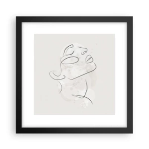 Poster in een zwarte lijst - De omtrek van een droom - 30x30 cm