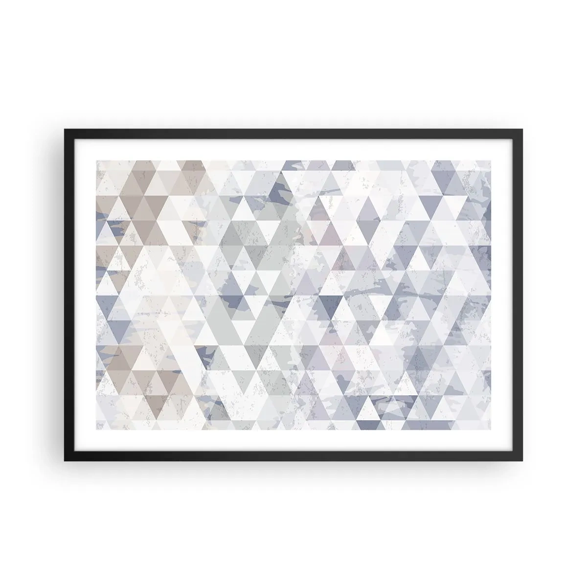 Poster in een zwarte lijst - In ritme op drie - 70x50 cm
