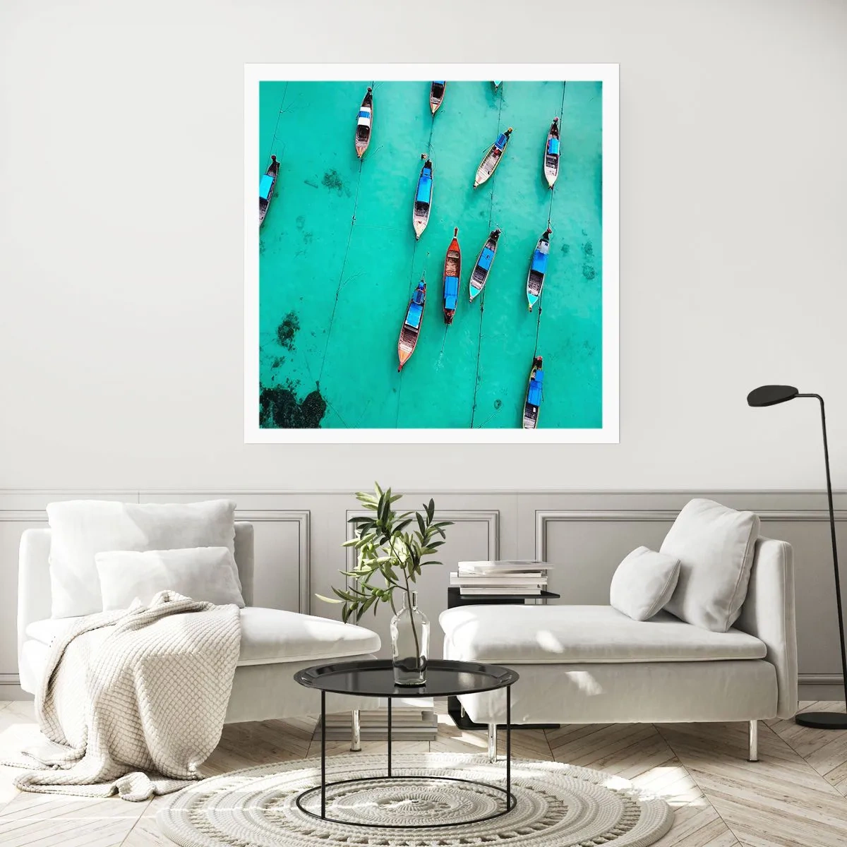Poster - In blijde verwachting - 40x40 cm