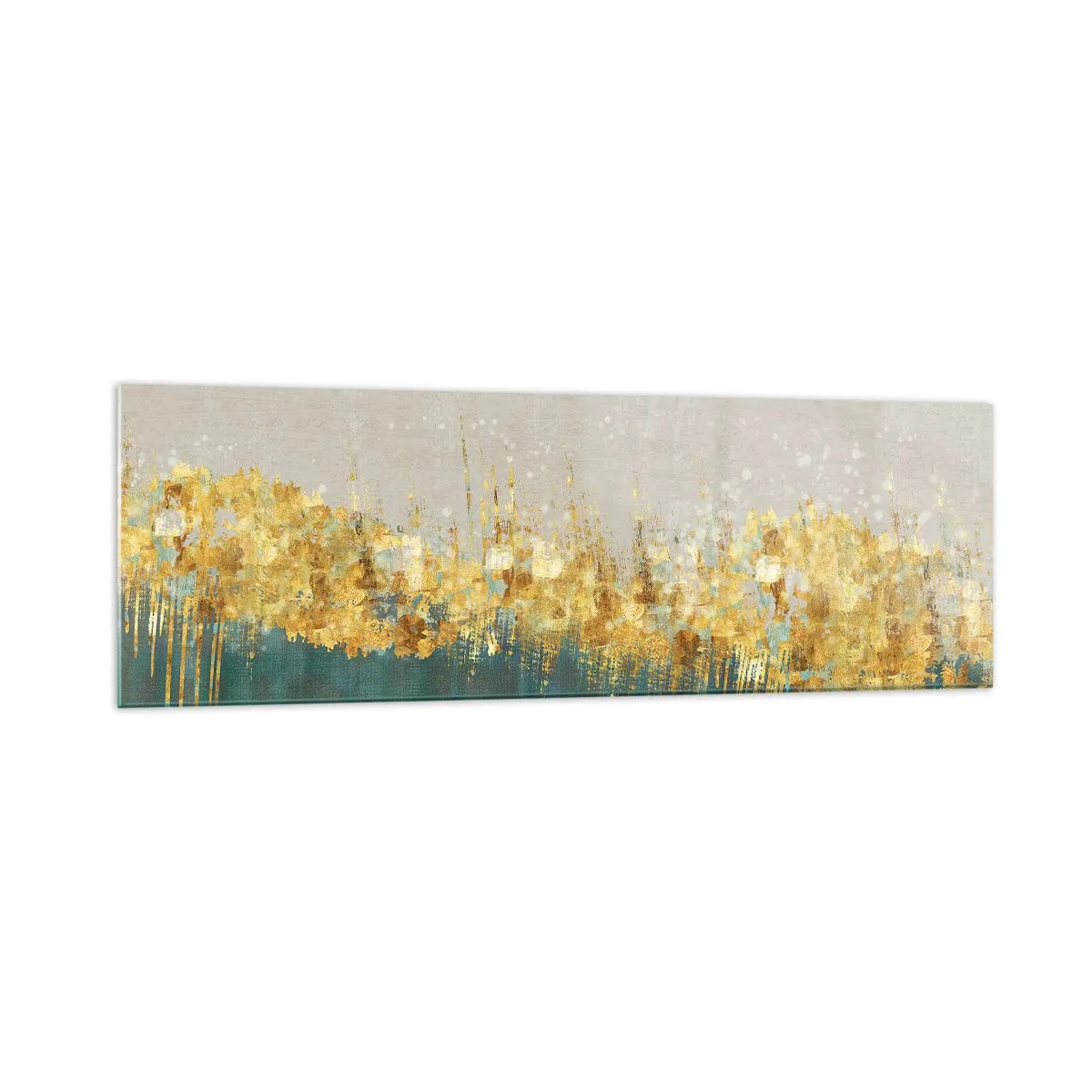 Schilderen op glas - De gouden rand - 160x50 cm