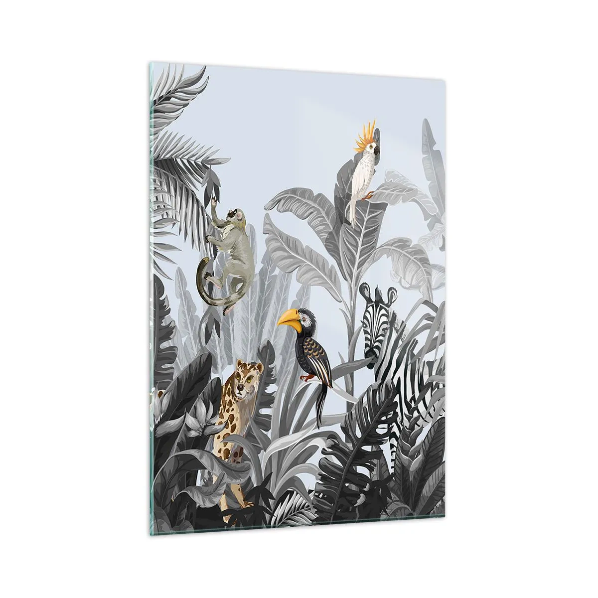 Schilderen op glas - Afrikaans sprookje - 50x70 cm
