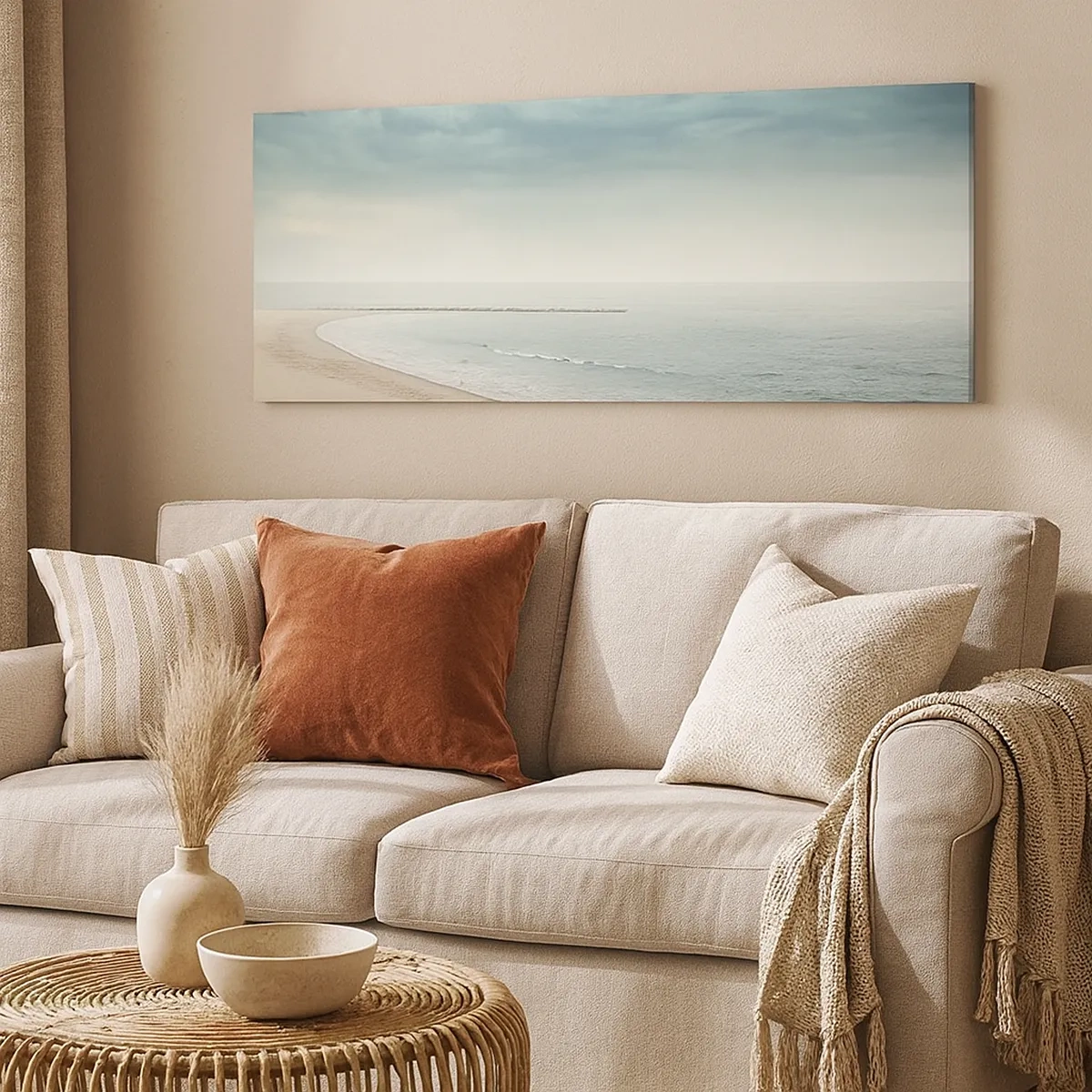 Schilderen op canvas - op zoek naar vrede - 30x30 cm