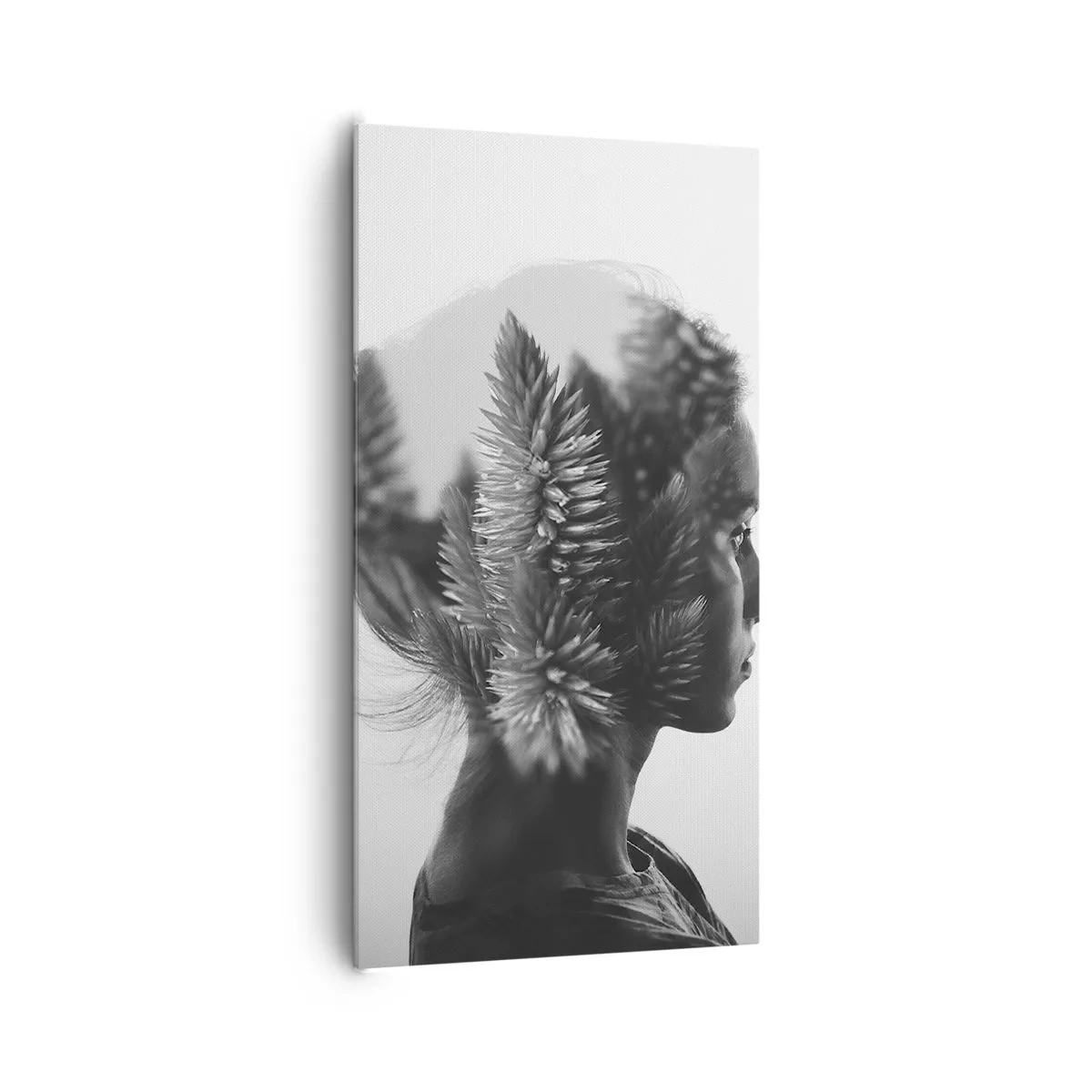 Schilderen op canvas - Vrouwe van het dennenbos - 65x120 cm