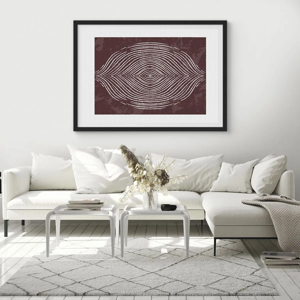 Poster in een zwarte lijst - De ruimte spreekt - 70x50 cm