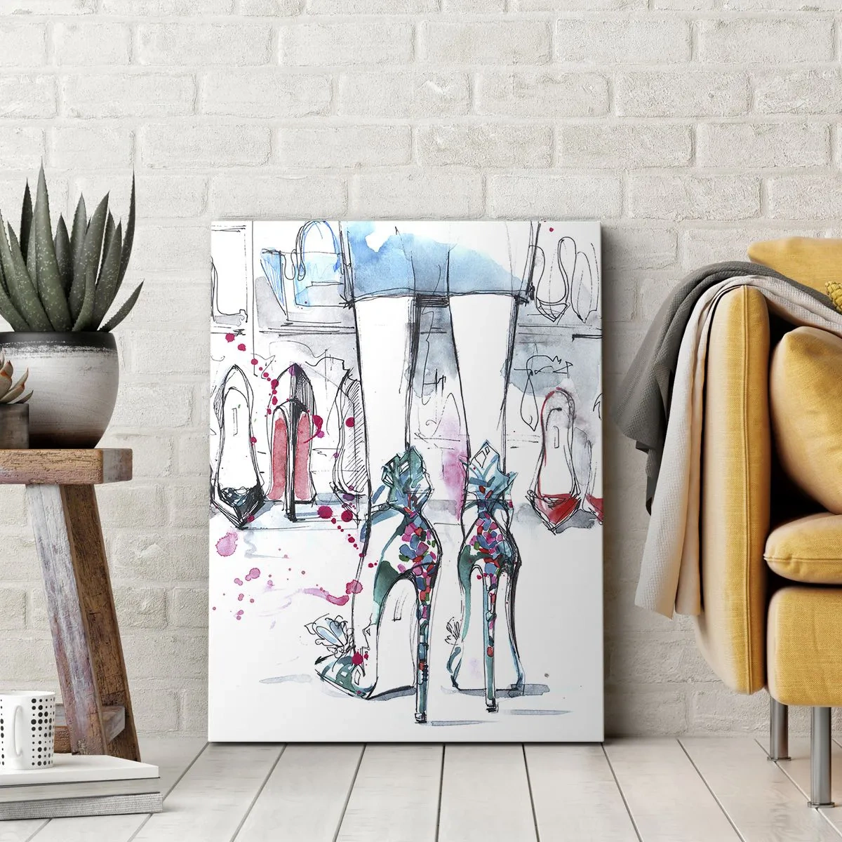Schilderen op canvas - Sesam, doe open - 45x80 cm